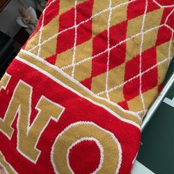 Corona Sr.High School Panthers .Argyle Blanket