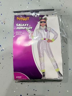 Girls Galaxy Jumpsuit Costume