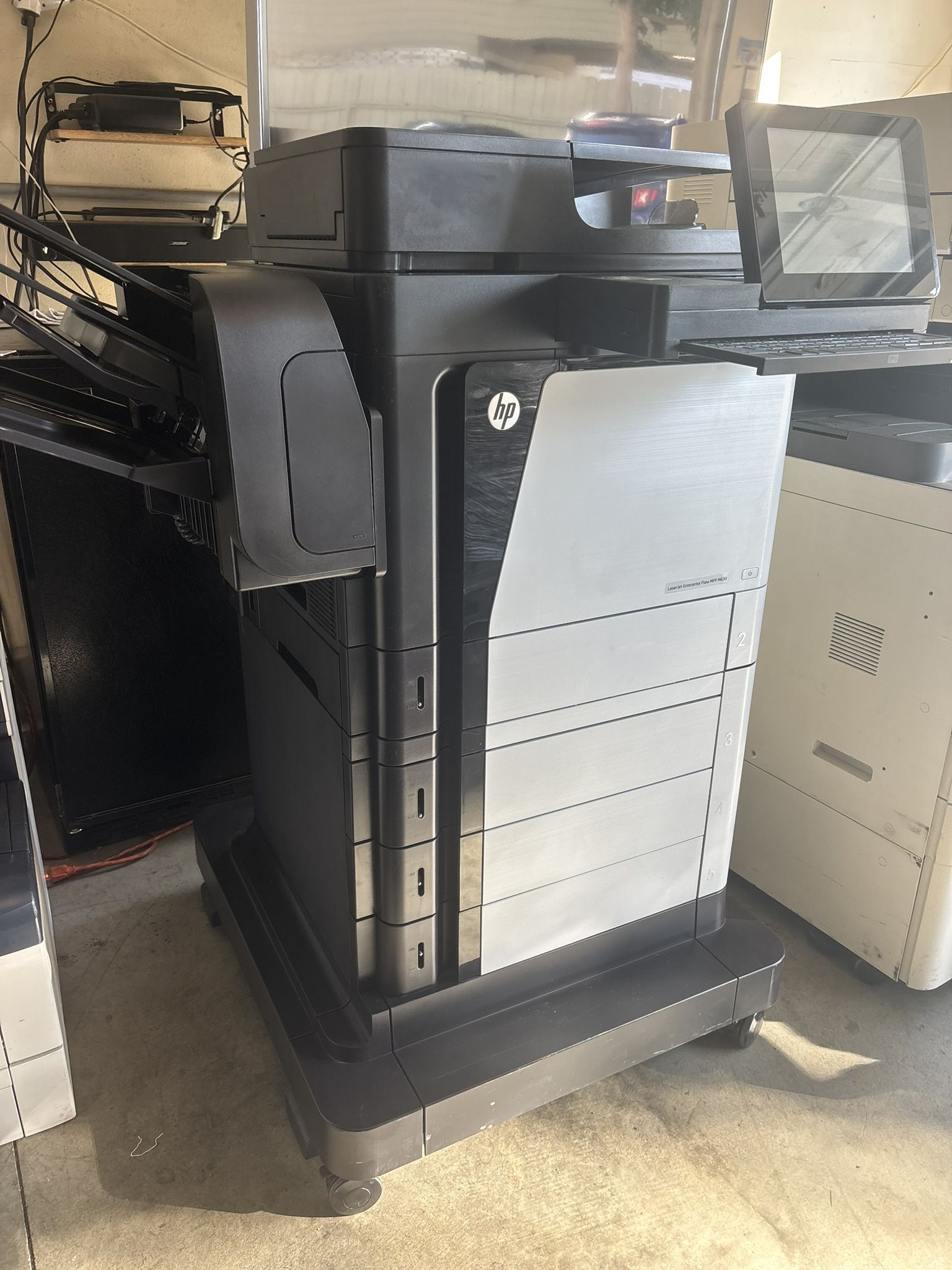 HP LaserJet Enterprise FLOW MFP M630 Low Meter Only 24k Copies