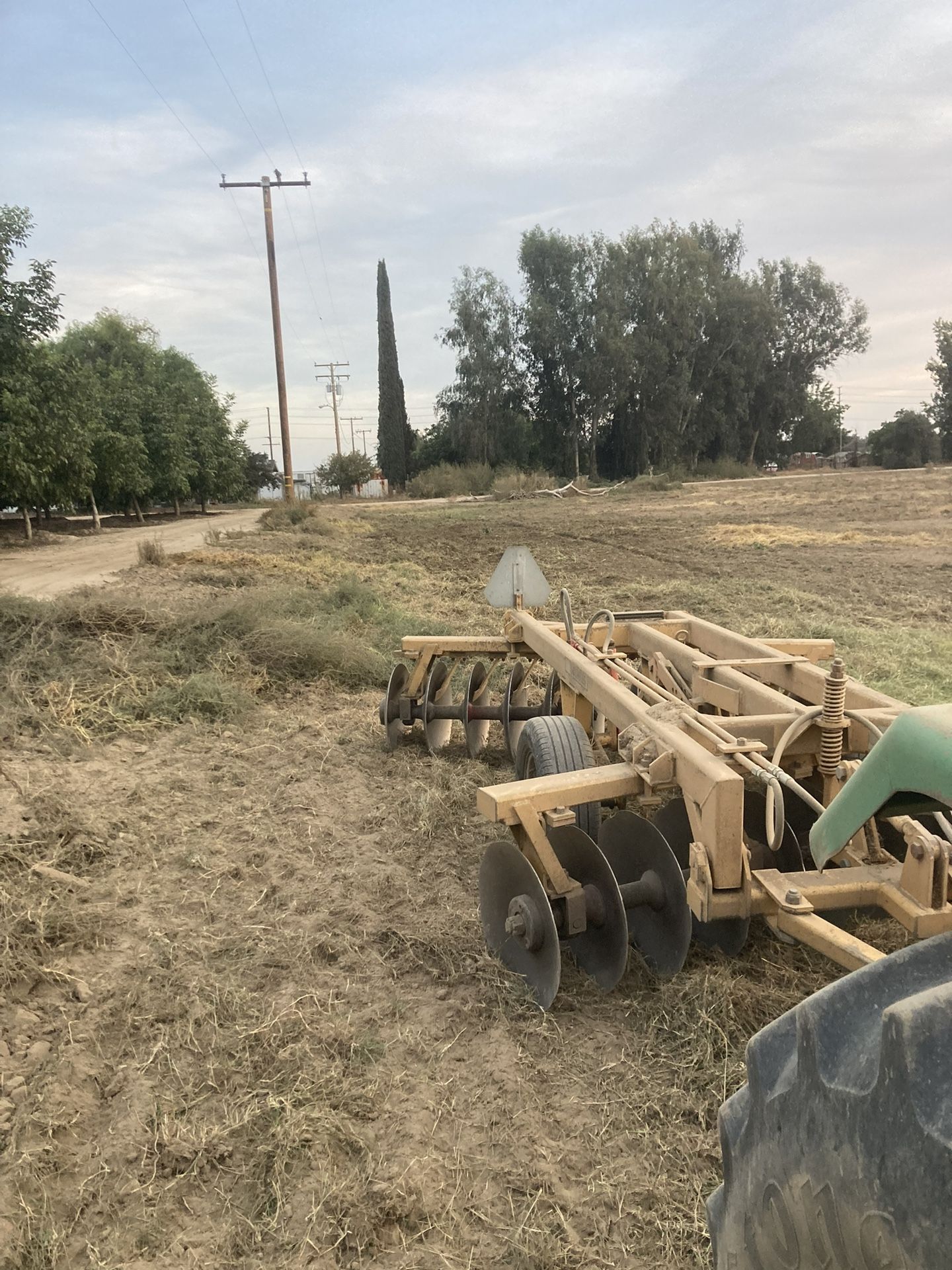 Tractor Discing