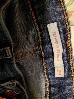 Women's 721 high rise skinny front levi