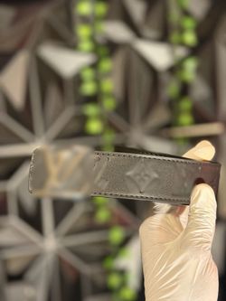 LEATHER BELT ENGRAVED LOGO