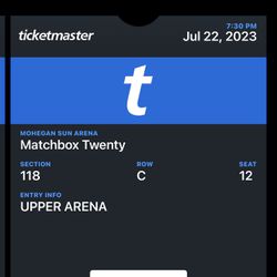 Matchbox 20 Tickets Thumbnail