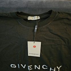 Black Givenchy logot-shirt . 2xL