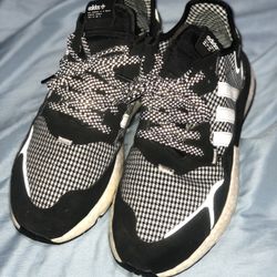 Adidas Original Nite Jogger Casual Sneaker in Black/White (FV3854) Men's Size 10