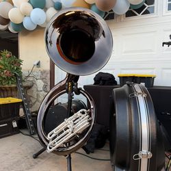 Tuba New Master Black Monster & Silver (Sousaphone)