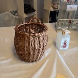 Woven Basket and Scented Bottle