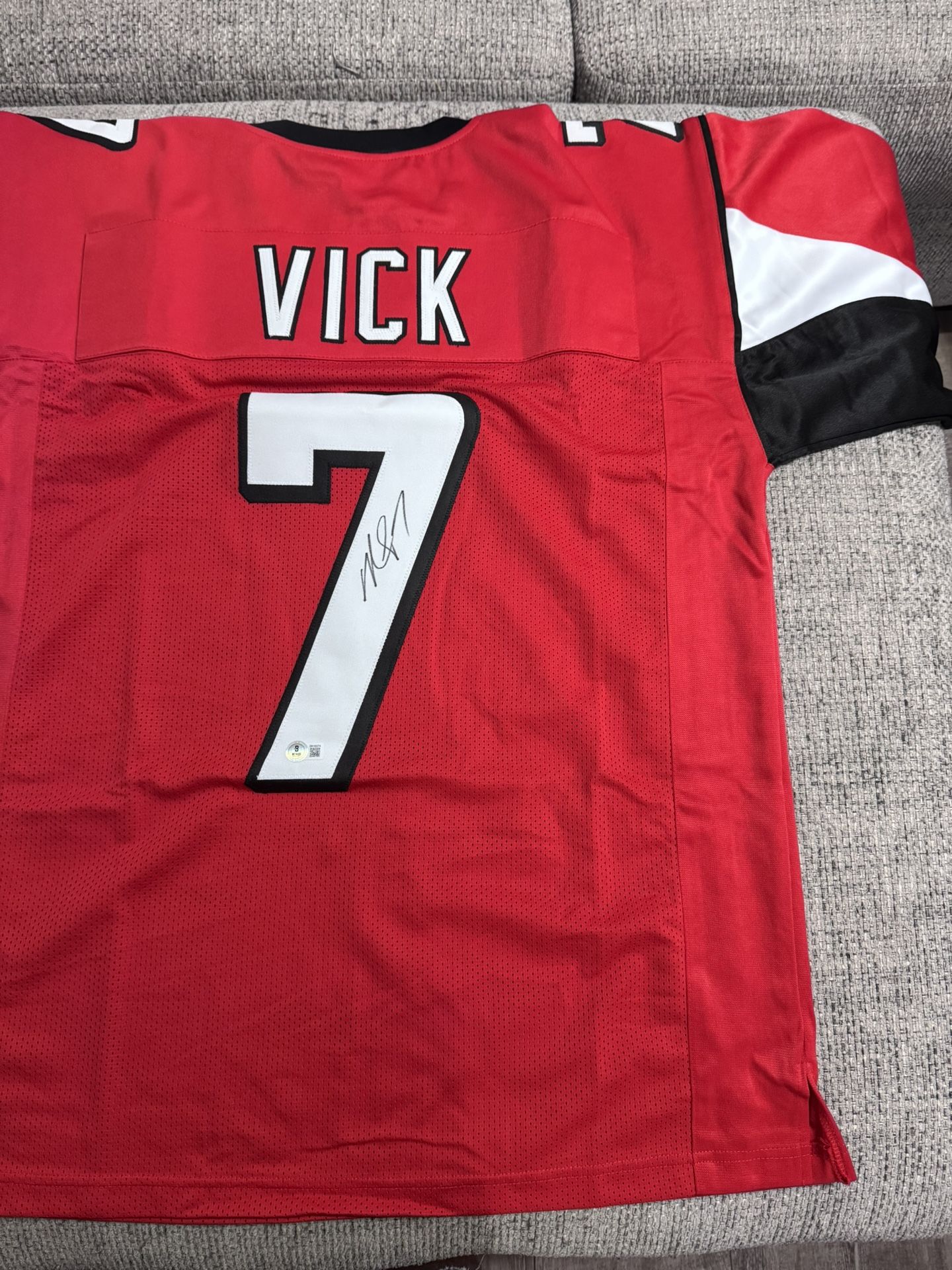 Michael Vick Signed Autograph Custom Jersey - Atlanta Falcons - Beckett Coa