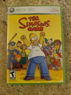 Xbox 360 The Simpsons Game