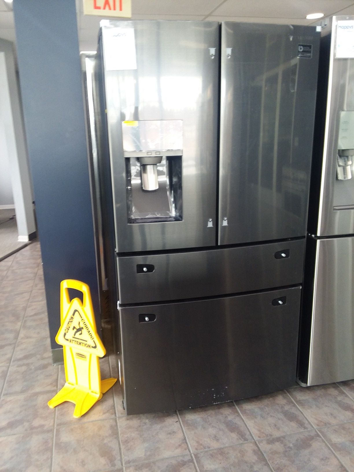 Black stainless refrigerator