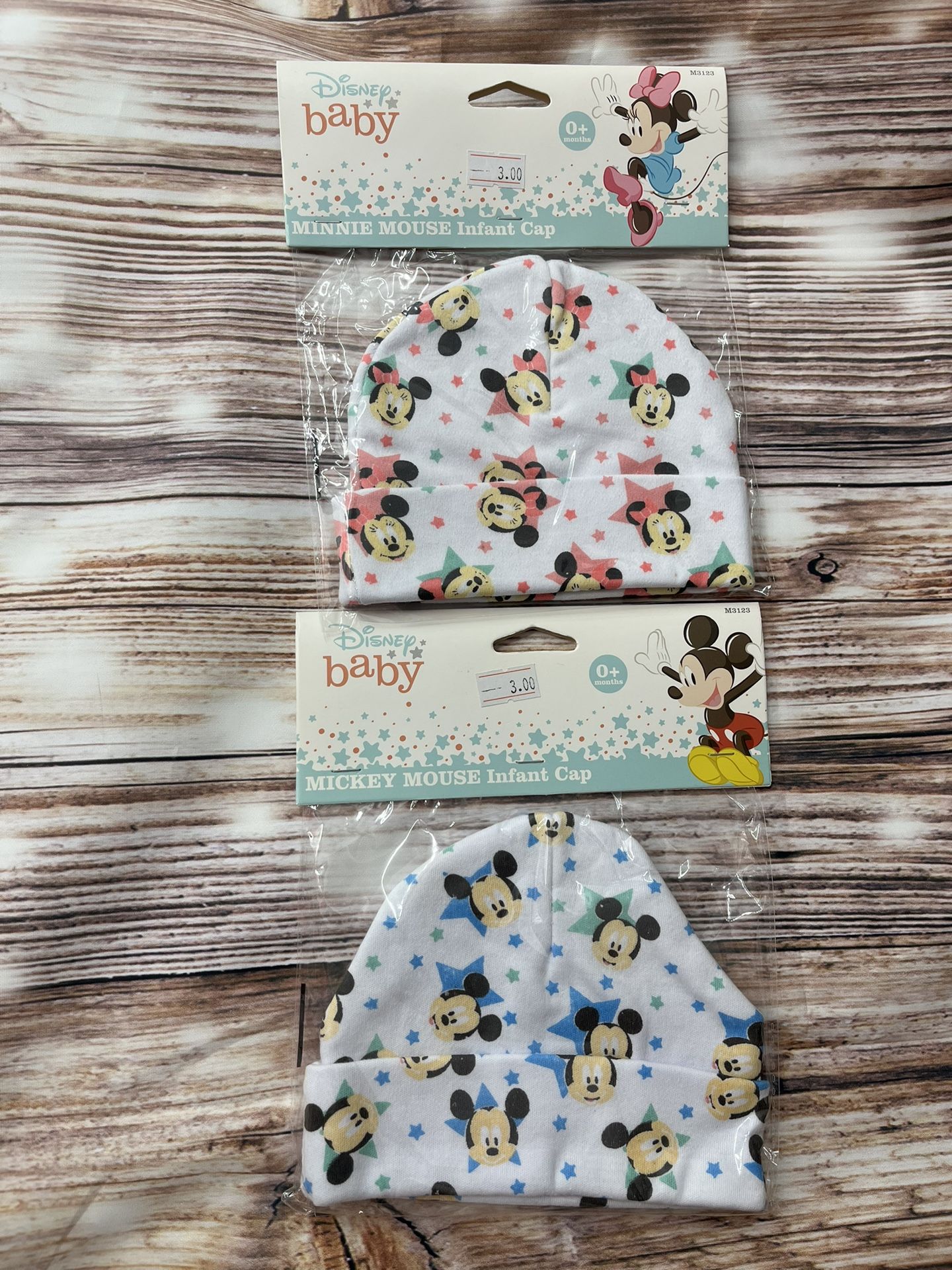 Minnie And Mickey Mouse, Baby Beanies