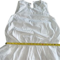 Small Zara - White Peplum Tennis Dress - Trafaluc