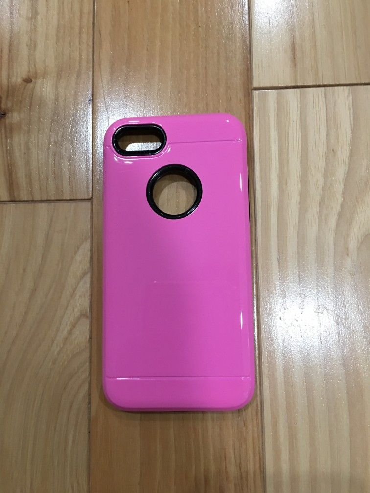 iPhone SE3 SE2 8 7 Case Hybrid Modern Slim Grip Cell Phone Case Apple Logo Cutout iPhone Case