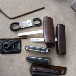 Vintage Ford Gran Torino Parts Headrest Bumper Guards 1(contact info removed)