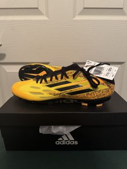 Adidas Messi Soccer Cleats Men’s Size 11.5 Yellow And Black Speedflow 3