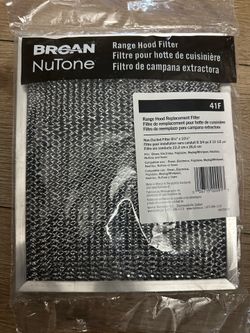 Broan nutone  range hood filter 41F. NEW