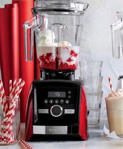 Vitamix Ascent Series A3500 Juicer Blender Healthy Green Juice Vegetarian Vegan Drinks Health Diet Kitchen Candy Apple Red Five Program Settings