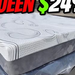 Queen Organic Hybrid Cool Gel Memory Foamm Matres!!