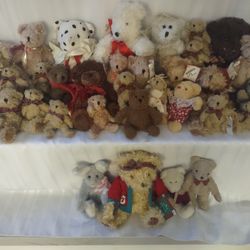 35 Assorted Stuff Plush Adorable Cute Teddy Bears 
