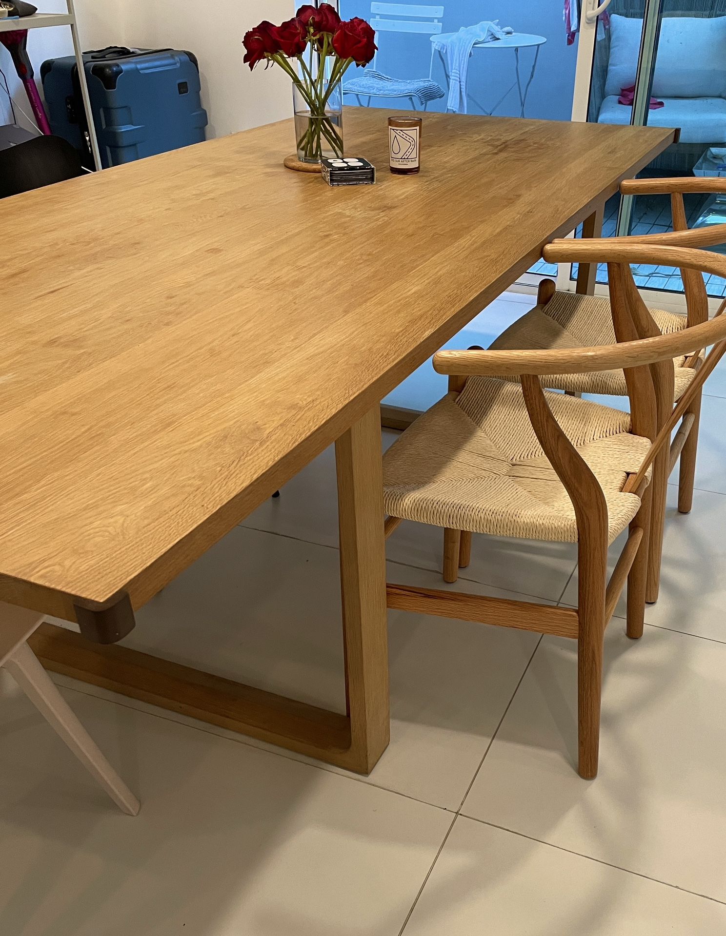 Fritz Hansen Essay Rectangle Solid Oak Dining Table