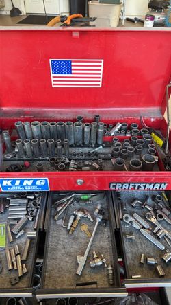 Craftsman Tool Chest with Sockets and Tools