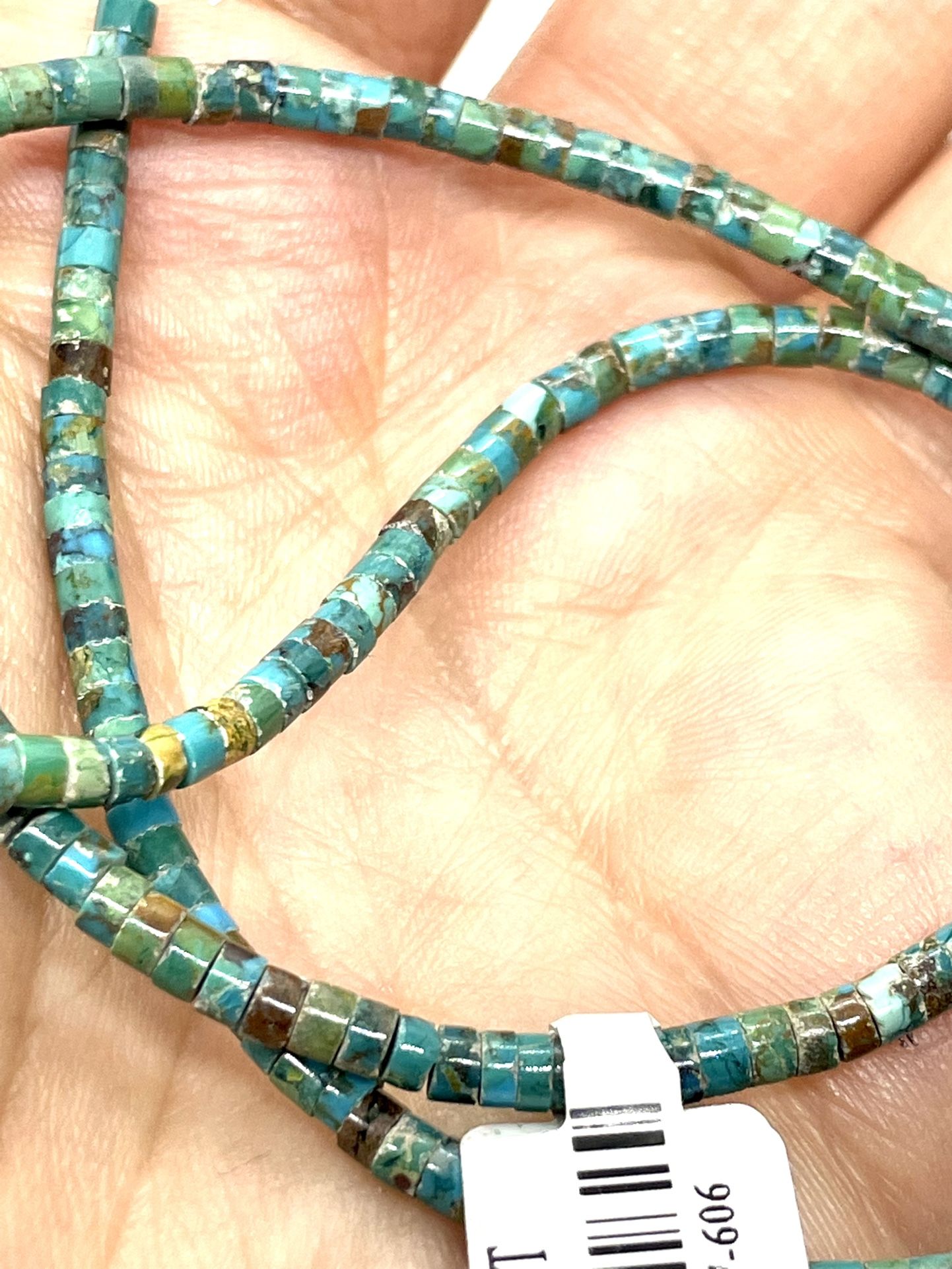 Strand Of Turquoise Heishi Beads