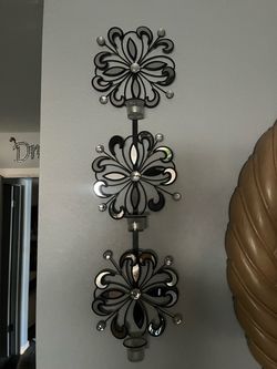 Wall Decor with Candles