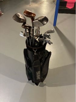 Golf set with bag