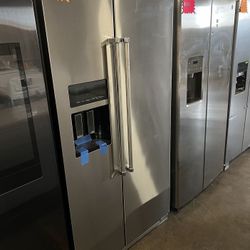 by aid side kitchen side steel refrigerator stainless 