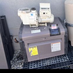 Hayward Heater And Pentair Pump 