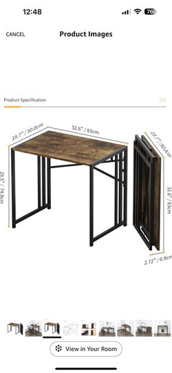 32” Folding Desk