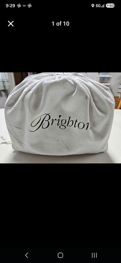 Brighton Ferrara Whisky Vereda Leather Satchel Handbag Montecito Collection