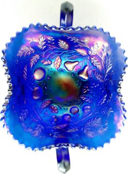 Carnival Glass Fruit and Flowers