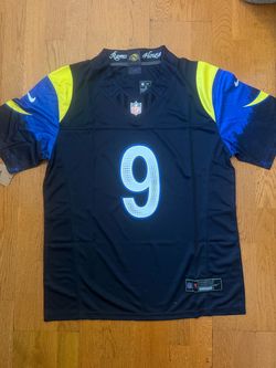 Black Los Angeles rams stafford jersey