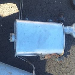 Turbo Style Muffer 1 Qty Only! With Crome Dual Outlet  Universal  21/2" . 35th  Ave And McDowell Phx 