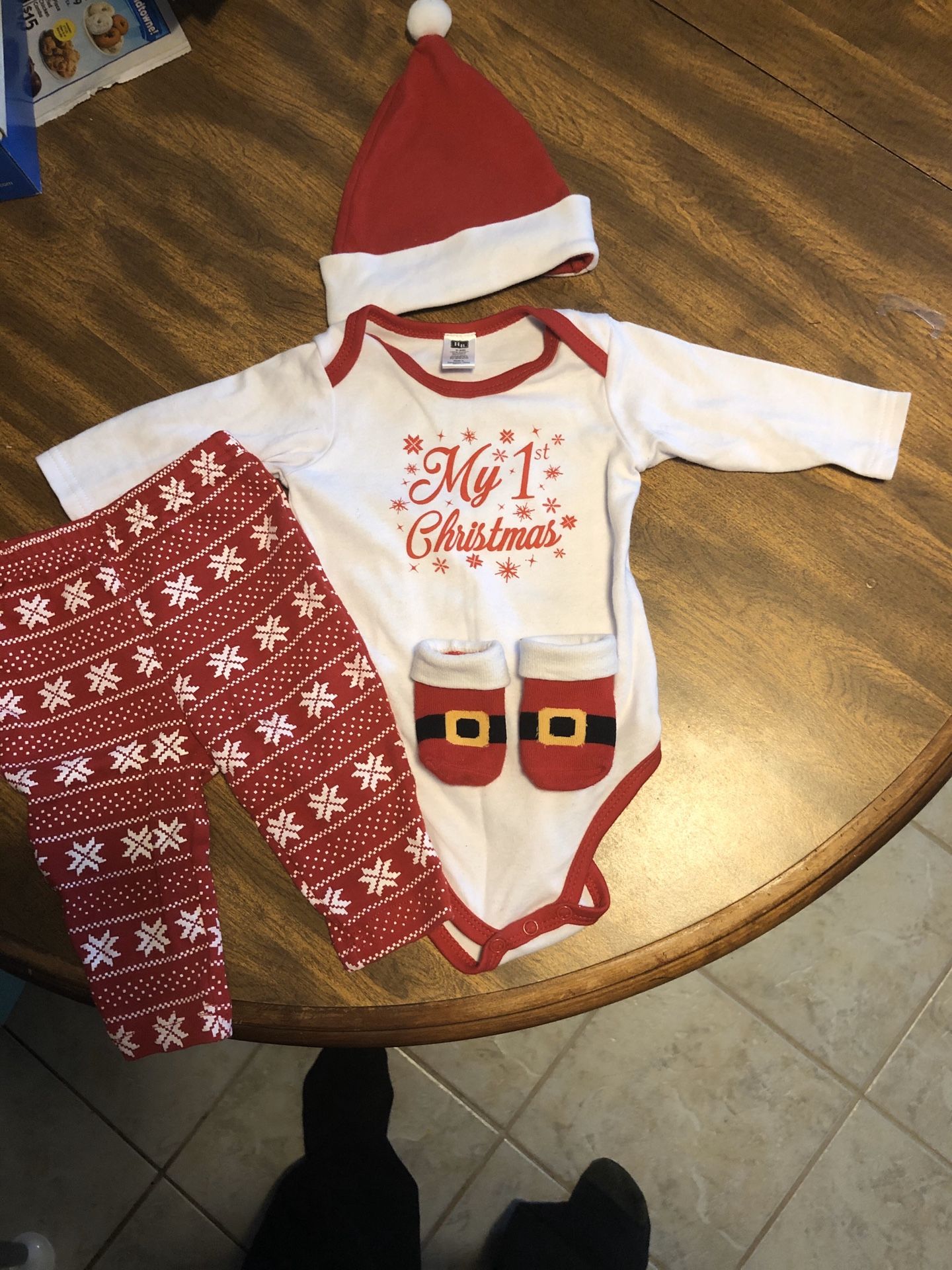 5 piece “My 1st Christmas” outfit