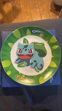 Pokémon Oreo bulbasaur ceramic plate