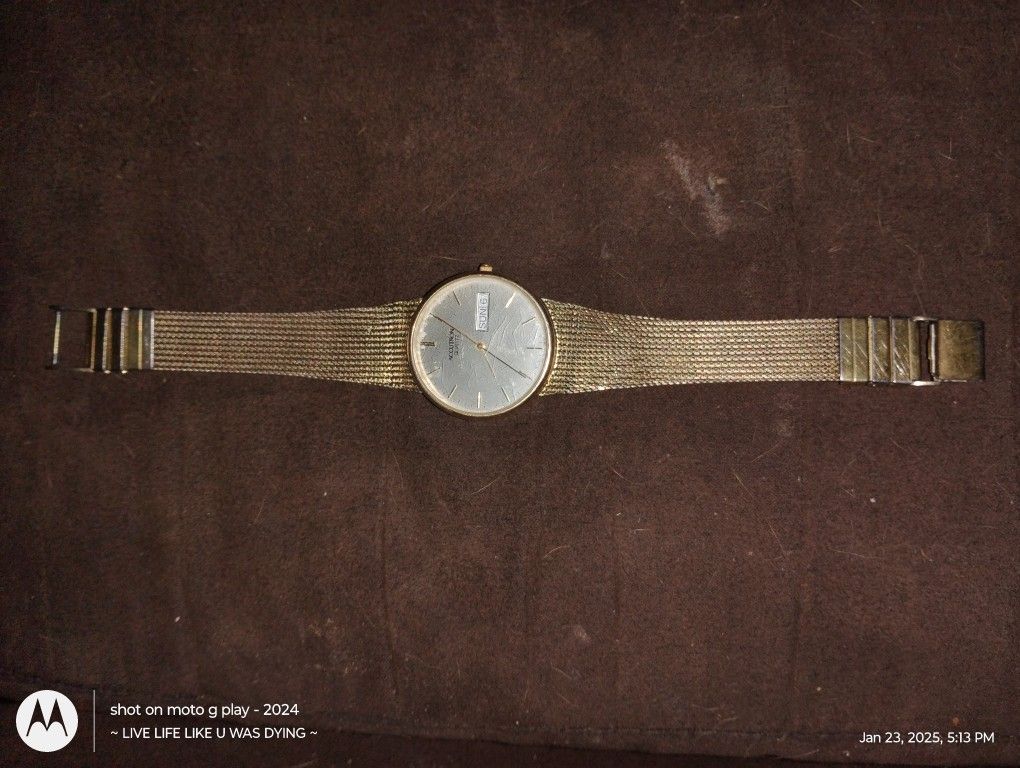 Accutron 10 Ct Gold Watch
