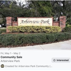 Arborview Park Community Yardsale 