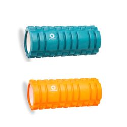 Primasole Textured Foam Roller (Coral red& Django green)