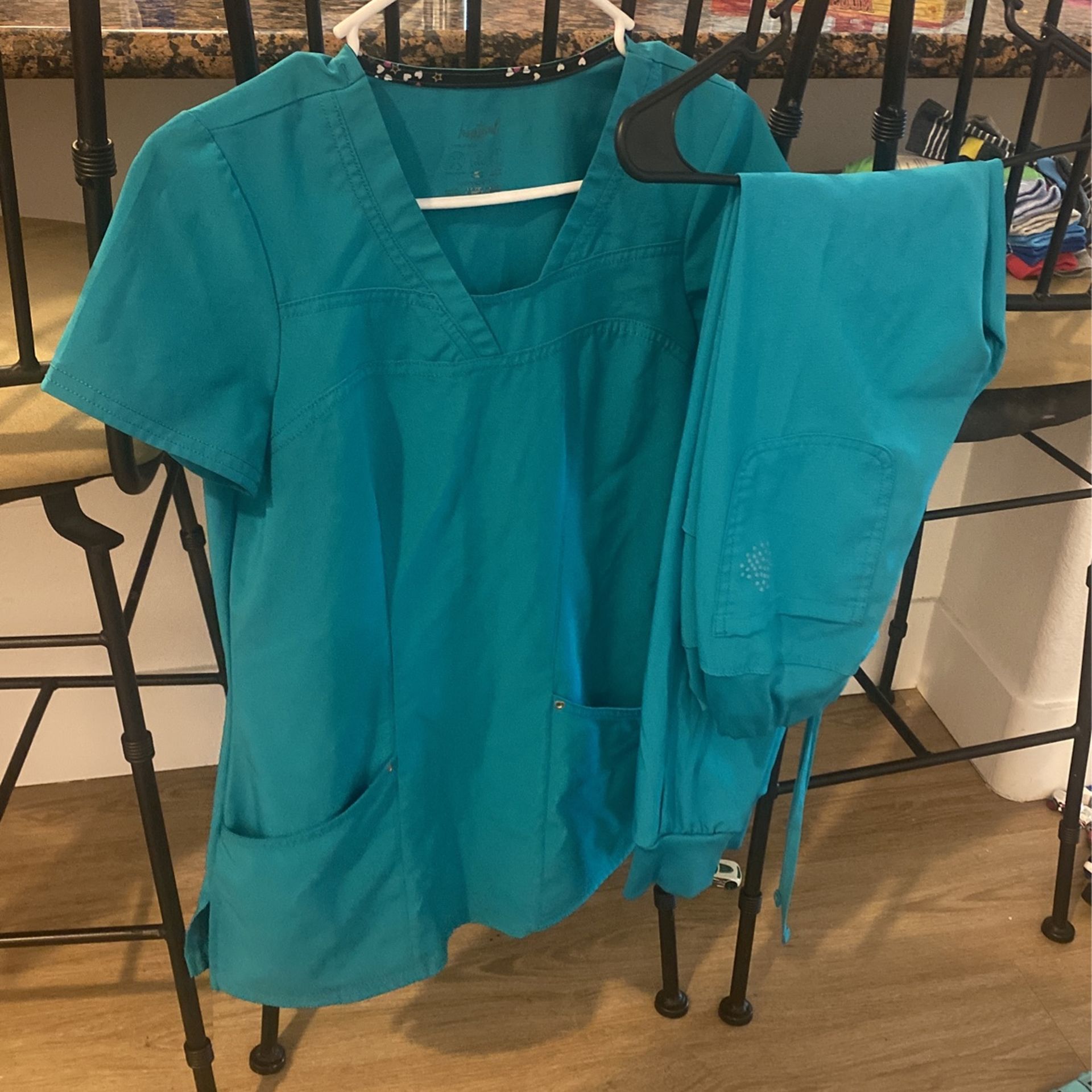 Teal scrubs XXS
