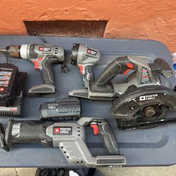 Porter Cable Battery Powertool set