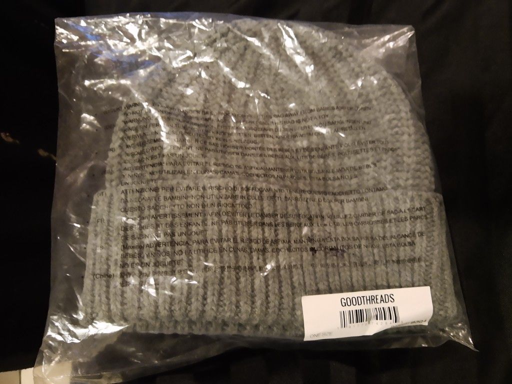 Goodthreads Men's Beanie/ Brand New • Gorro Para Hombre • Marca  Goodthreads  / Nuevos 