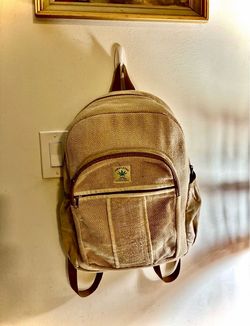 Himalayan Hemp Backpack – Chevron / Boho Daypack