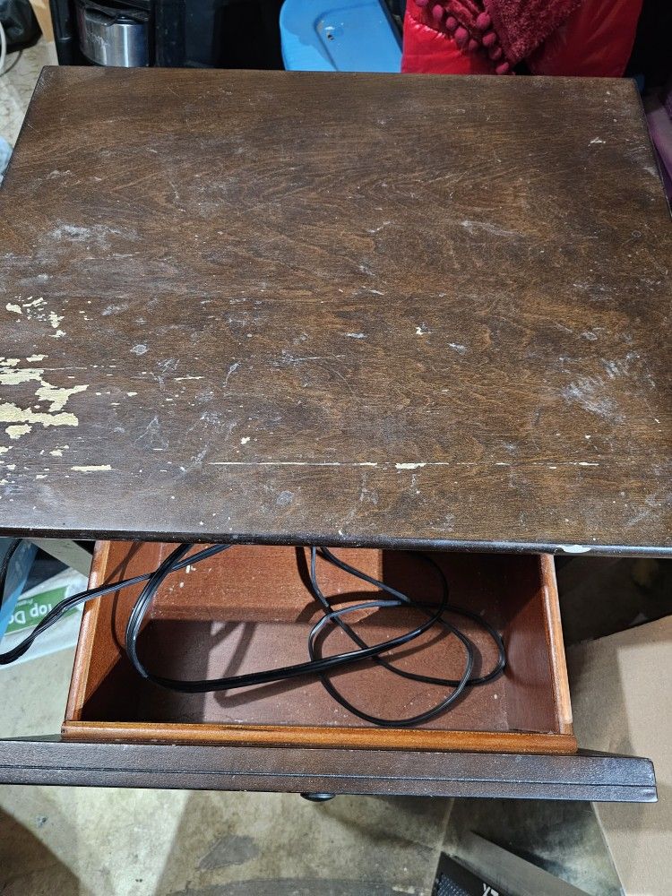 Nightstand With Built In Outlet
