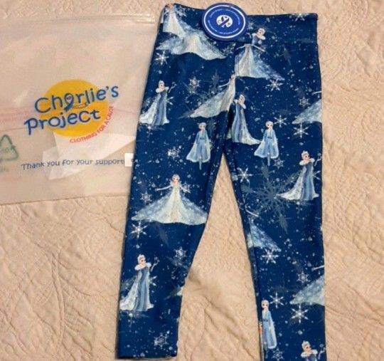Sz 2t Frozen Charlies Project Leggings Or Dress With Bloomers