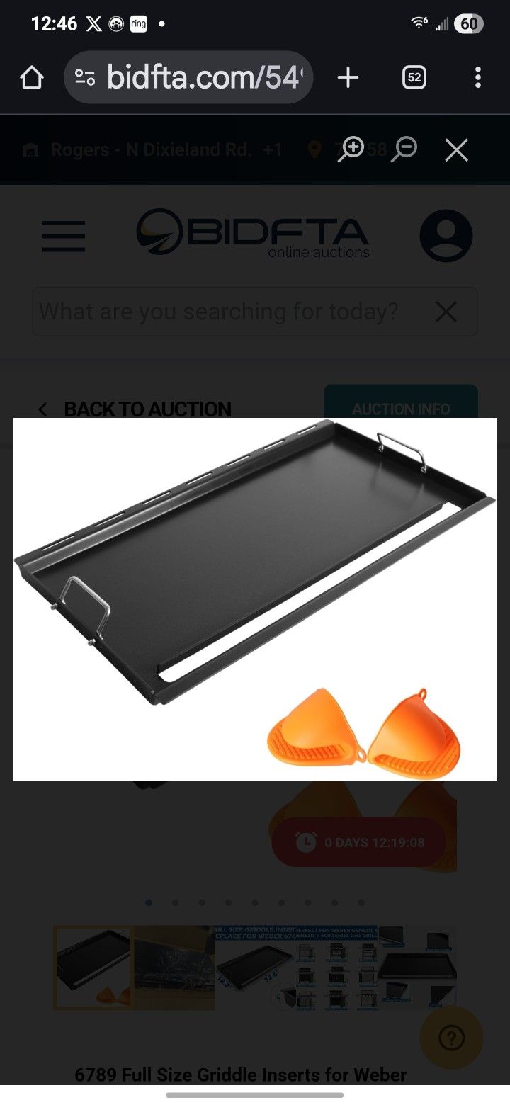 Griddle Grill Insert