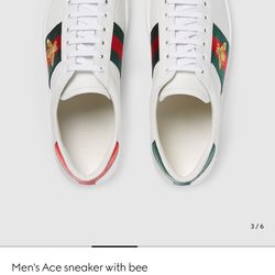 Men's Ace sneaker with bee Used 