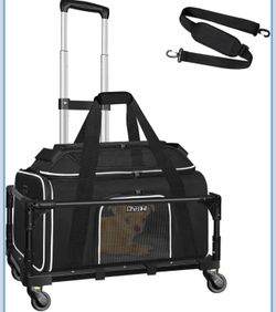 Small pet carrier expandable