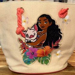 Disney Store Moana & Pua Pool Beach Cruise Bag Girls Swimwear Bag Purse Tote